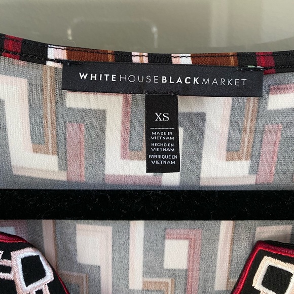 WHBM XS tunic style top. Excellent condition. - Picture 5 of 7